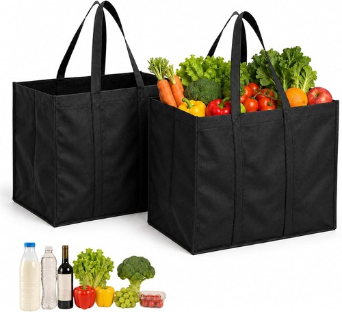2er set einkaufstaschen vlies - set,
