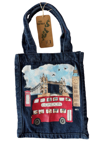 Kleine london denim tasche - kleine,