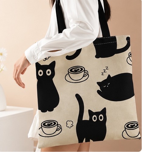 Shopper tasche katzenmotiv - tasche,