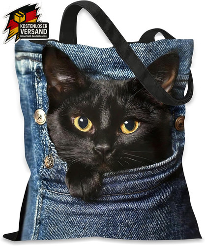 Canvas tasche katze - canvas,
